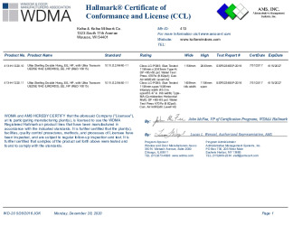 PR CERTIFICATE FL26892 R1 C CAC CCL 16015