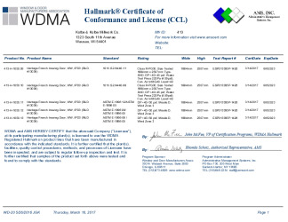 PR CERTIFICATE FL16653 R3 C CAC CCL 13036