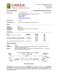 PR Instl Docs FL16667 R4 II LVT17001.2e 2017 FBC Eval Report TM Lock final