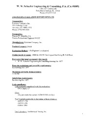 PR TECH DOCS FL16715 R5 AE EVALUATION REPORT WWS-250