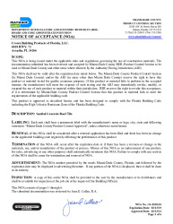 PR Instl Docs FL16729 R2 II Sanibel NOA 14 0102 04