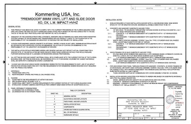 PR INSTL DOCS FL26934 R1 II NL-0090 REV0 XO LIFT-SLIDE KOMMERLING SS