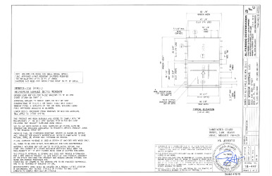 PR Instl Docs FL26972 R1 II SS - 150 HD Single Hung (SMI)- DWG 18-44F