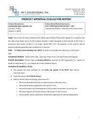 PR TECH DOCS FL27013 R1 AE EVALUATION REPORT - S.M.I -SS