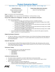 PR TECH DOCS FL27088 R0 AE PERNO2550 REV0 SERIES142 F SS