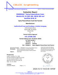 PR Instl Docs FL27106 R2 II 03 20-275 PREMISEAL-SPF-SteelDeck- ER ds