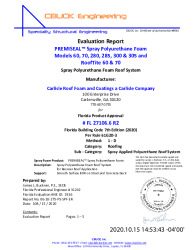 PR TECH DOCS FL27106 R2 AE 06 20-275 PREMISEAL-SPF-SMOOTHBUR ER DS