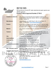 PR TECH DOCS FL27150 R1 AE 032AL IM150MS PLYWOOD