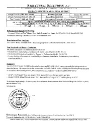 PR TECH DOCS FL27406 R0 AE IBC-3616-150-63 EVALUATION REPORT 7-10 FL