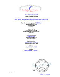 PR Instl Docs FL27441 R0 II Hampton Rib Roof Panel over Plywood secured