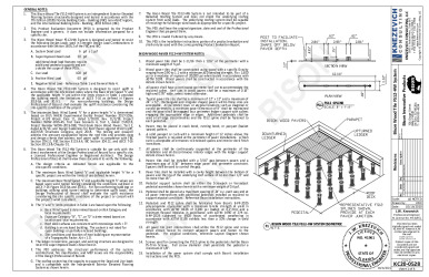PR INSTL DOCS FL27442 R4 II KC20-0528 R1 WOOD PAVER FS12-HIGH WIND RECORD SET DSS