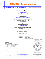 PR TECH DOCS FL27460 R2 AE 02 KNOTWOOD HVHZ R2 EVALREPORT