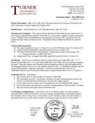PR TECH DOCS FL27502 R1 AE EVALREPORT-ELITE-PBR-WALL