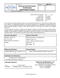 PR CERTIFICATE FL27628 R3 C CAC KEYSTONE CERT 7-171