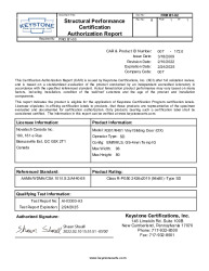 PR CERTIFICATE FL27628 R3 C CAC KEYSTONE CERT 7-172