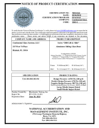 PR CERTIFICATE FL27668 R1 C CAC FL27668 R0 C CAC NI014164