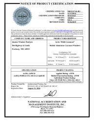 PR CERTIFICATE FL27673 R2 C CAC NI012137.01-R3