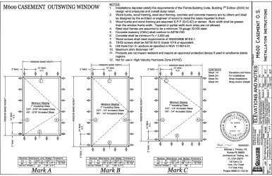 PR INSTL DOCS FL27673 R4 II 01 M600 CASEMENT MJT SEALED 050921
