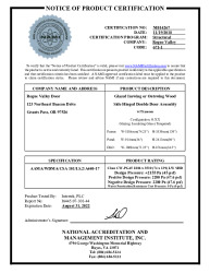 PR CERTIFICATE FL27674 R0 C CAC NI014267-R0