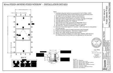 PR Instl Docs FL27676 R6 II M700 Fix-Awn-Fix PE Sealed