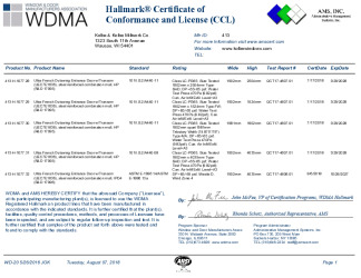 PR CERTIFICATE FL27680 R1 C CAC CCL 17096