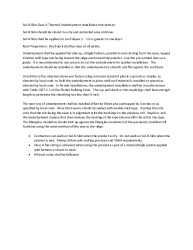 PR INSTL DOCS FL27940 R0 II INSTALLATION INSTRUCTIONS CLASS A