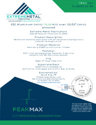 PR Instl Docs FL28059 R0 II 032 PeakMax plywood