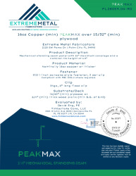 PR Instl Docs FL28059 R0 II 16oz PeakMax plywood