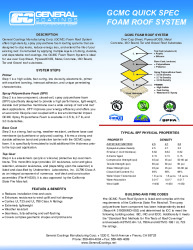 PR Instl Docs FL28114 R1 II GCMC System Quick Spec - Roofing