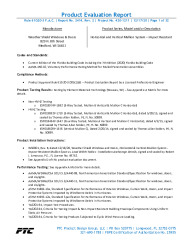 PR TECH DOCS FL28446 R2 AE PER 2414 REV2 AAMA450-10 EVALUATION ALLAPP SS