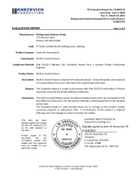 PR TECH DOCS FL28473 R4 AE KC EVALUATION REPORT 200607.02 DSS