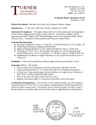 PR TECH DOCS FL28490 R1 AE EVALREPORT-SHORELINE-CA-LM