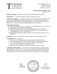PR TECH DOCS FL28490 R0 AE EVALREPORT-SHORELINE-CA-NI
