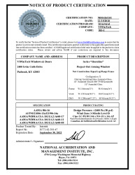 PR CERTIFICATE FL28491 R0 C CAC NI014265.01