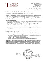 PR TECH DOCS FL28491 R0 AE EVALREPORT-SHORELINE-AW-LM