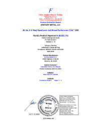 PR Instl Docs FL28500 R1 II FL 28500.1 26 Ga. 5-V Panel over 1x4 sealed