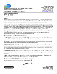 PR CERTIFICATE FL28823 R0 C CAC 11UNDERLAYMENTNOA
