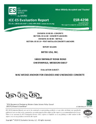 PR TECH DOCS FL28896 R0 AE ESR-4298
