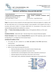 PR TECH DOCS FL29092 R2 AE EVALUATION REPORT  SPA FRENCH DOOR 03.04.2021 SS