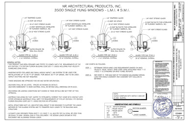 PR Instl Docs FL29111 R2 II 09.09.2020 - AD19-02 -  NR3500 sing hung window FA - LMI and SMI - SS