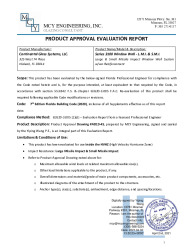 PR TECH DOCS FL29215 R3 AE EVR CGS WW3100 LMI - SMI- FA 2020 SS