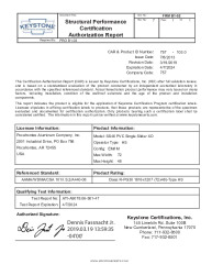 PR CERTIFICATE FL29254 R1 C CAC 757-103 CAR MODEL SS46 PVC SINGLE SLIDER XO