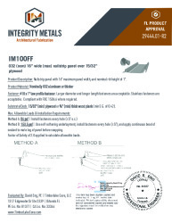 PR Instl Docs FL29444 R2 II 032Al IM100FF plywood