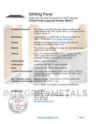 PR Instl Docs FL29444 R1 II 26ga IM36Ag plywood