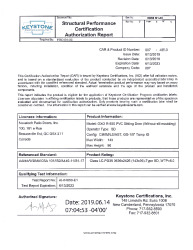 PR CERTIFICATE FL29466 R1 C CAC (A) KEYSTONE CERT 007-485.0
