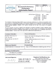 PR CERTIFICATE FL29466 R1 C CAC (A) KEYSTONE CERT 007-486.0