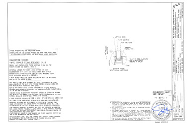 PR Instl Docs FL29511 R1 II SS - Signature Single Hung (NI) - DWG 19-14F