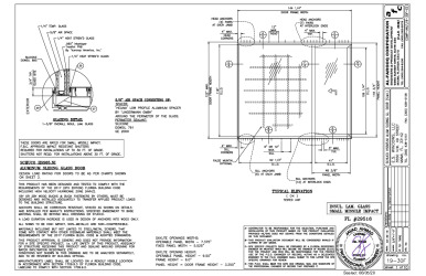 PR Instl Docs FL29516 R1 II SS - Schuco HSS65 NI Alum SGD (SMI) DWG 19-30F R1