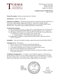PR TECH DOCS FL29659 R0 AE EVALREPORT-FL29659-MNAW