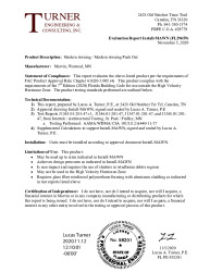 PR TECH DOCS FL29659 R1 AE EVALREPORT-INSTALL-MAWN